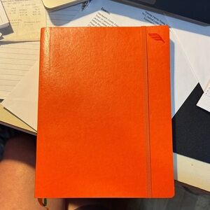 Bright Orange Roterunner softcover undated planner